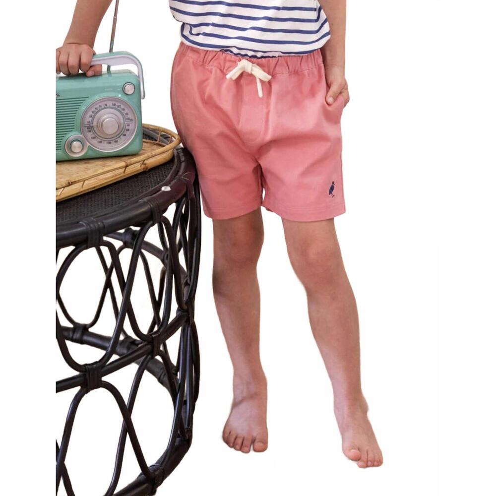 NEW THE BEAUFORT BONNET COMPANY kid's shelton shorts in nantucket red